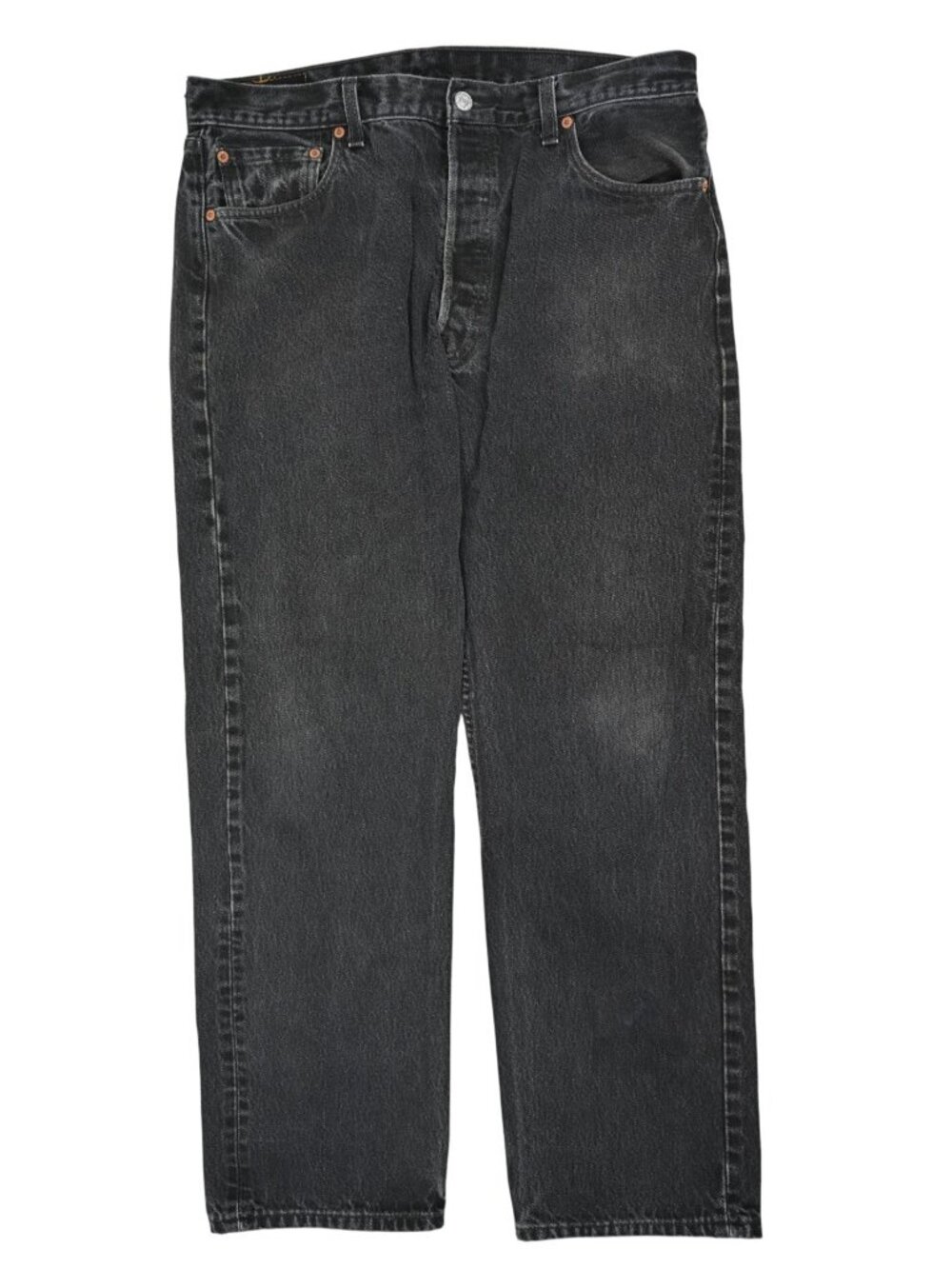 Levi's 501 Blank Tab Button Fly Jeans in Black